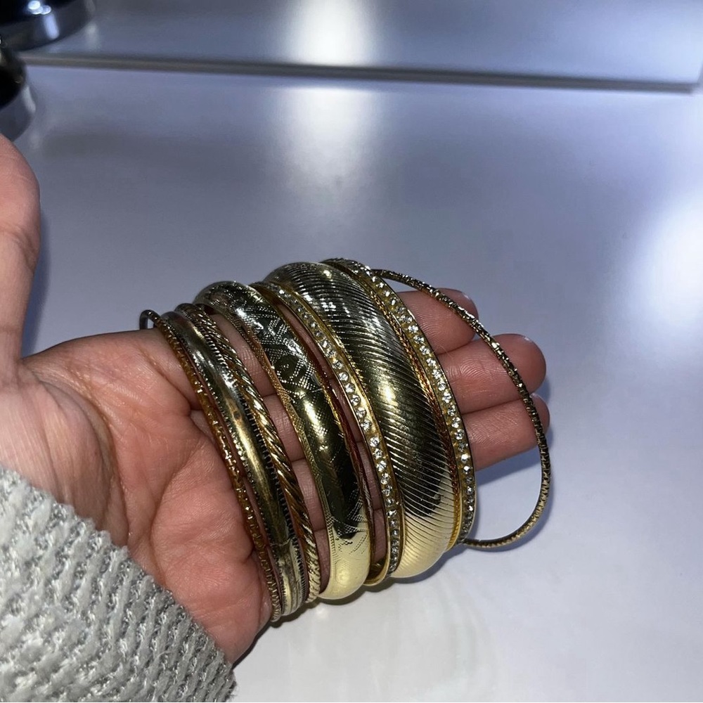 GOLD BANGLES